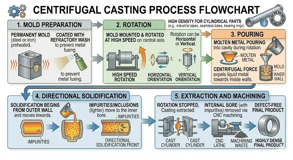 Centrifugal Casting Process