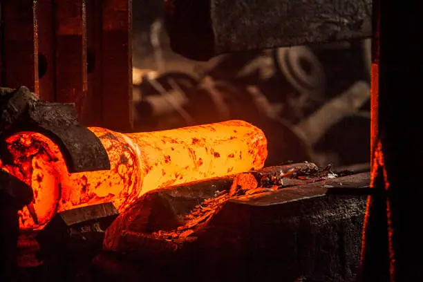 Liquid solidification in casting versus solid deformation in forging